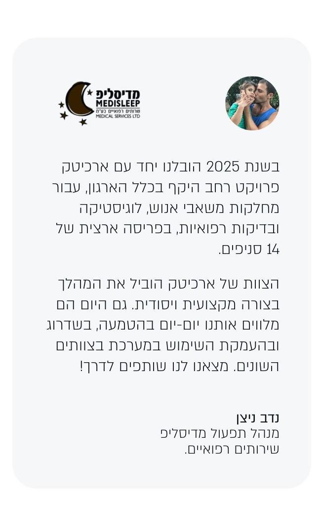 ביקורת לקוחות - נדב ניצן | מדיסליפ